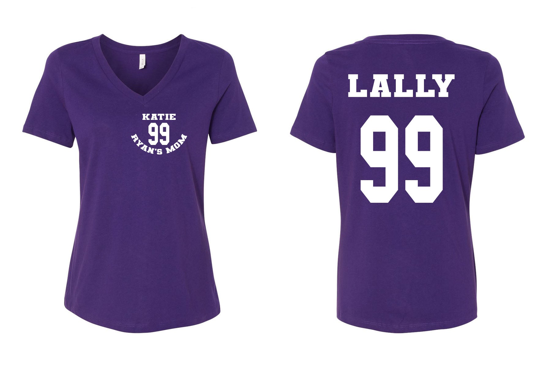Soccer mom V-neck T-Shirt