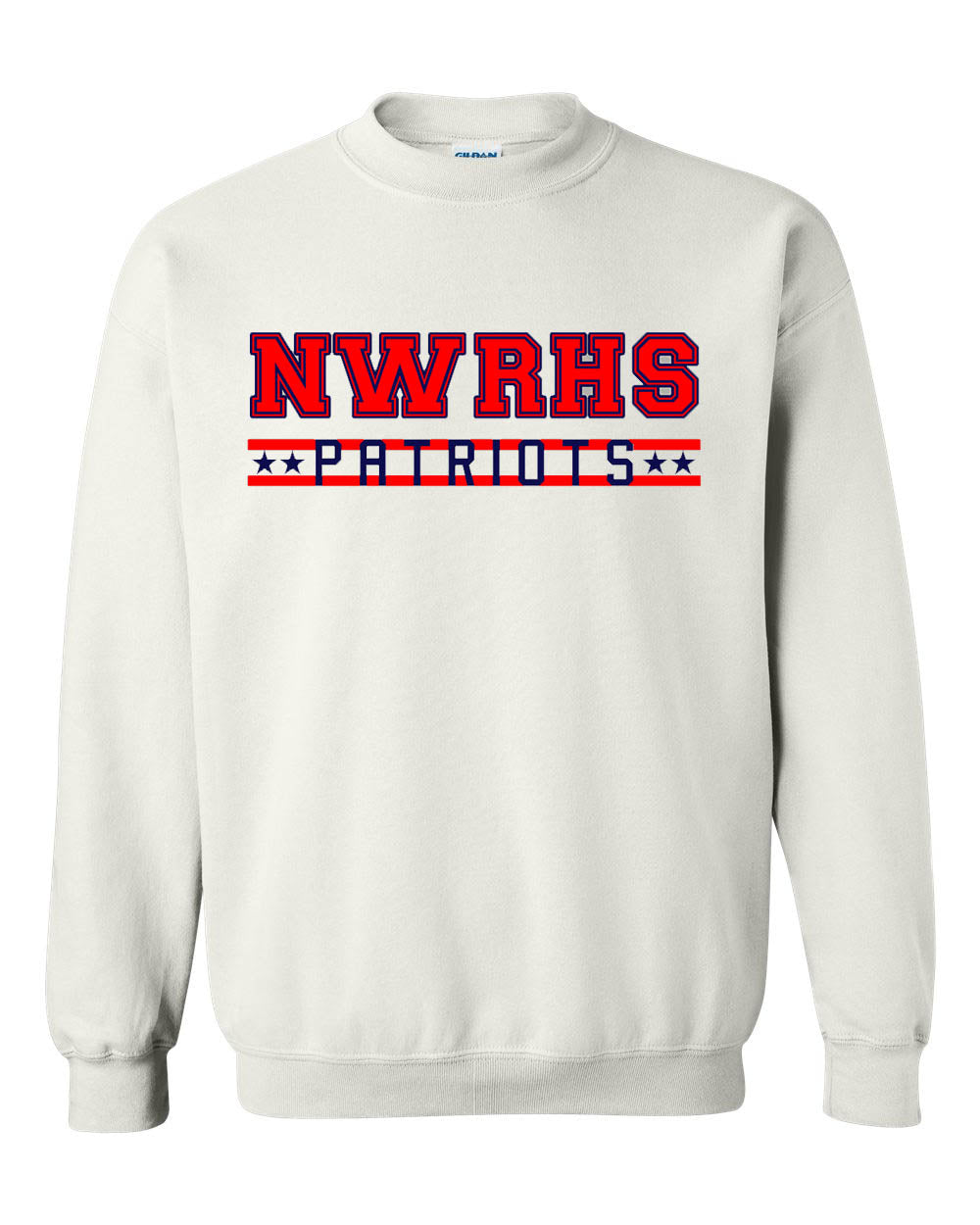 NWRHS Patriots non hooded sweatshirt