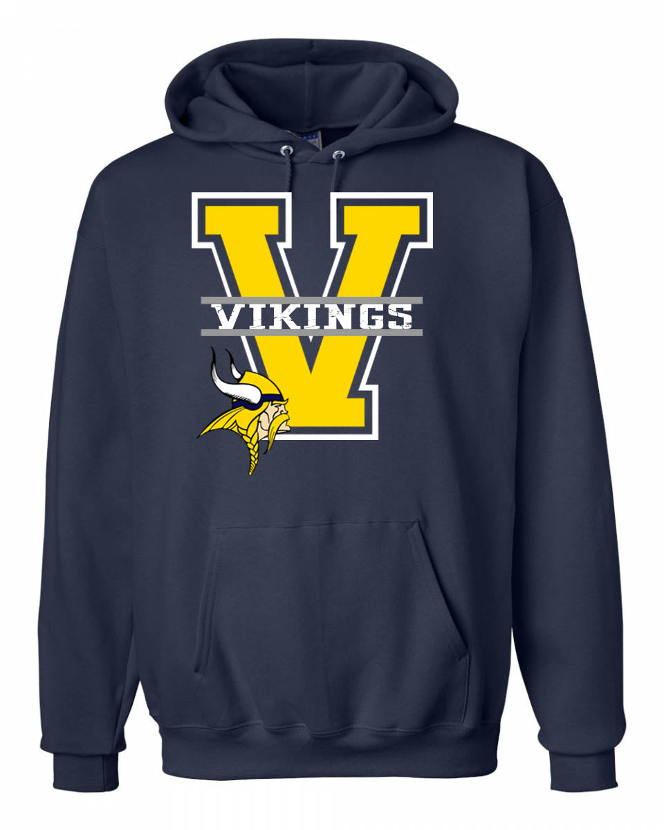 Lounsberry Hollow Design 24 Vikings Hooded Sweatshirt