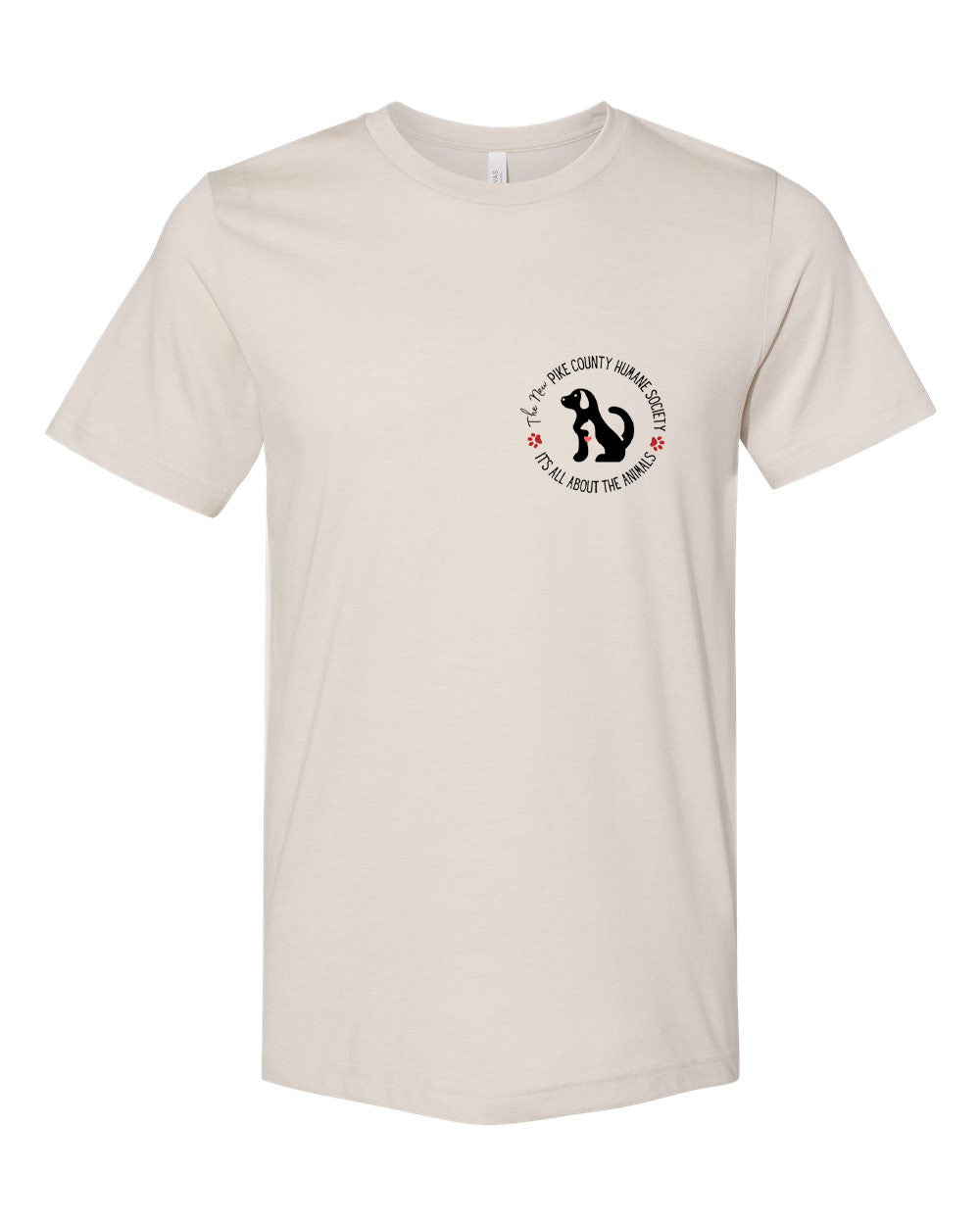 Pike County Humane Society Left Chest Logo t-Shirt