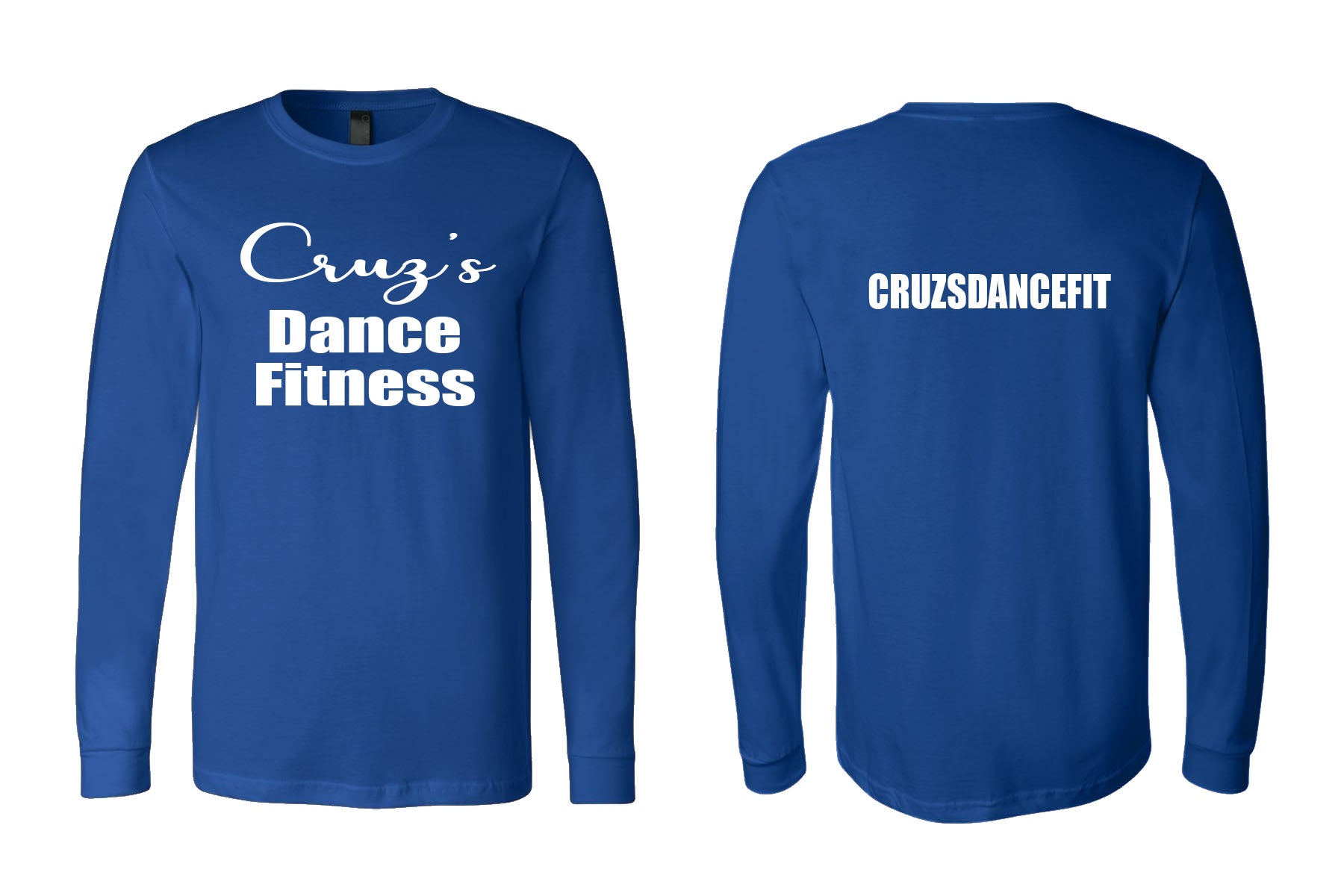 Cruzs Dance Fitness Long Sleeve Shirt