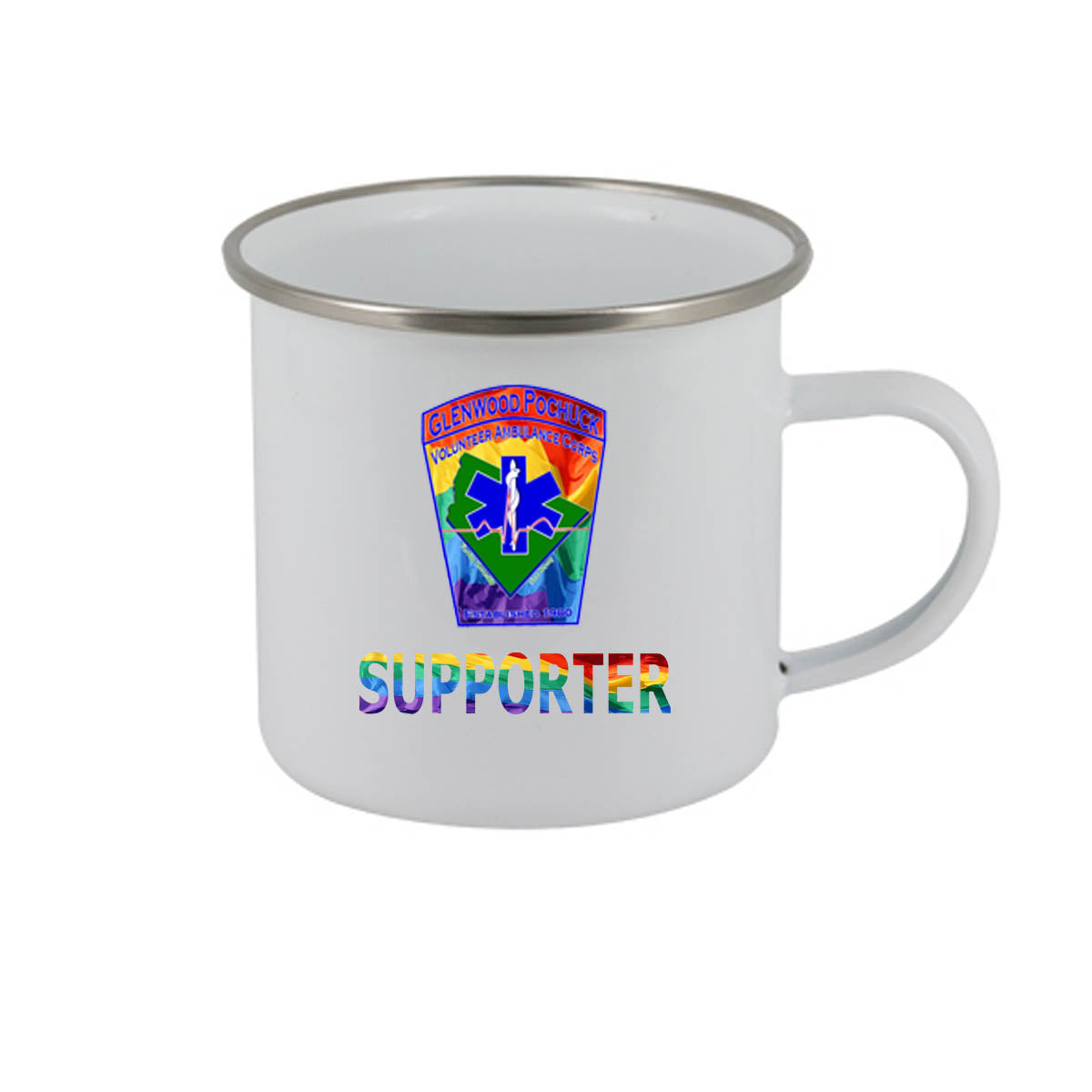 GLENWOOD POCHUCK EMS PRIDE AWARENESS Camper Mug