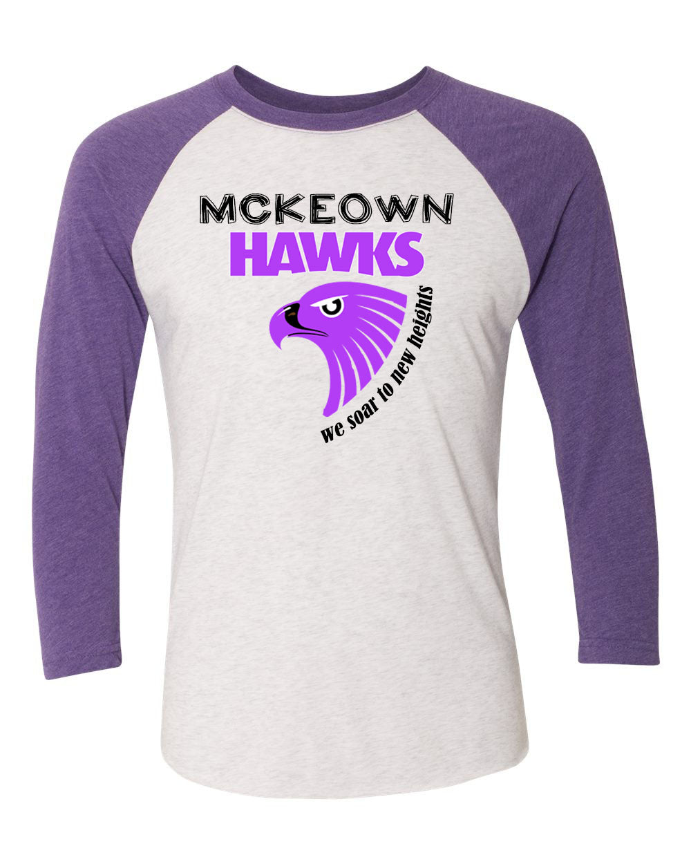 We Soar to new Heights Raglan shirt
