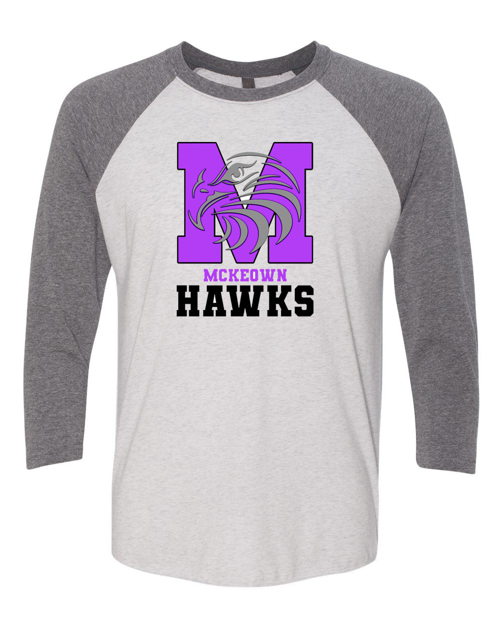 M Hawks Raglan shirt