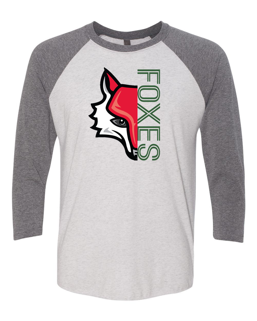 Half Fox raglan shirt