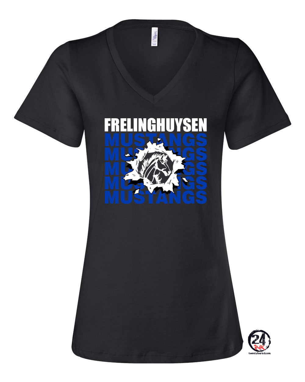 Mustangs design 3 V-neck T-Shirt