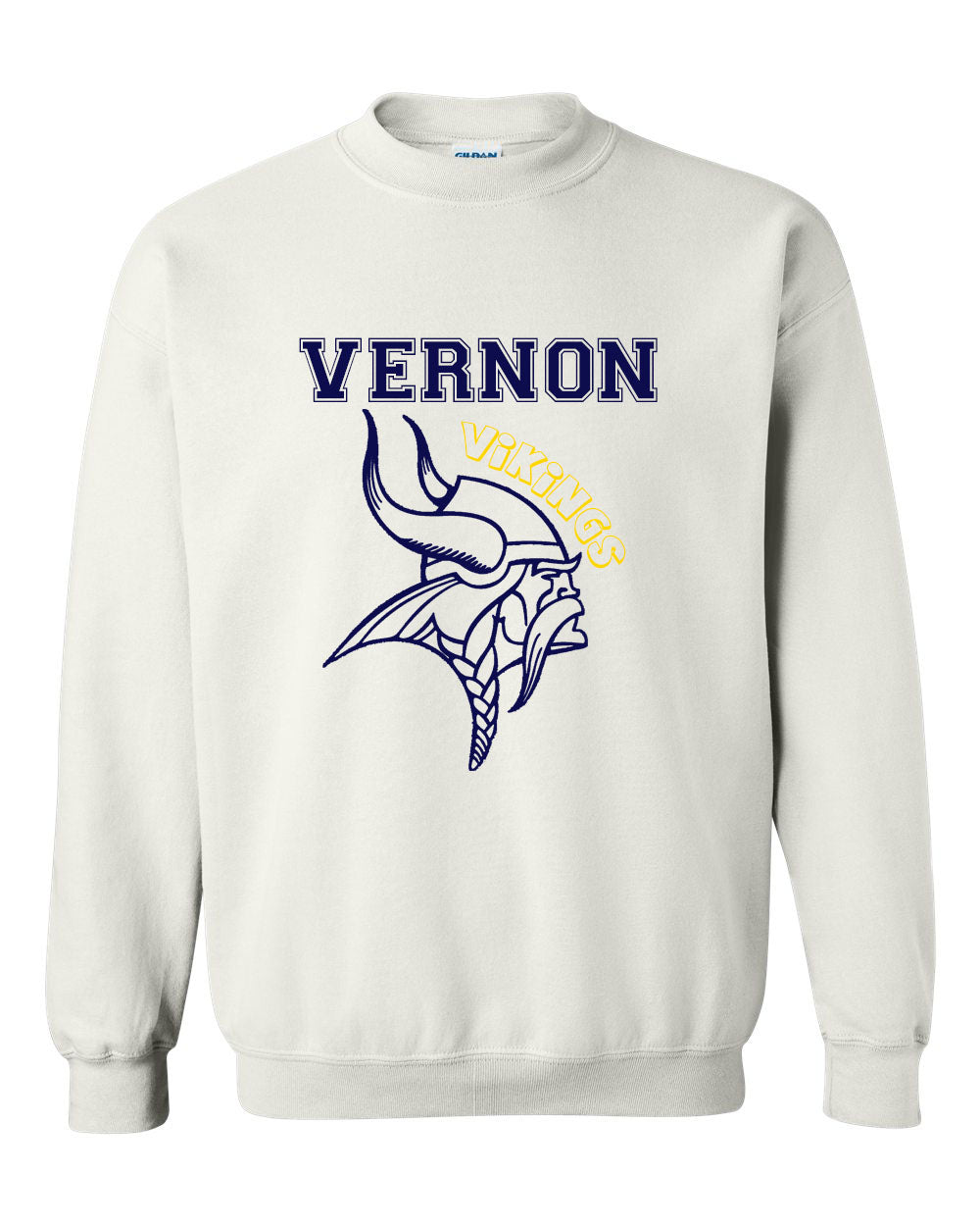 Vernon design 6 non hooded sweatshirt