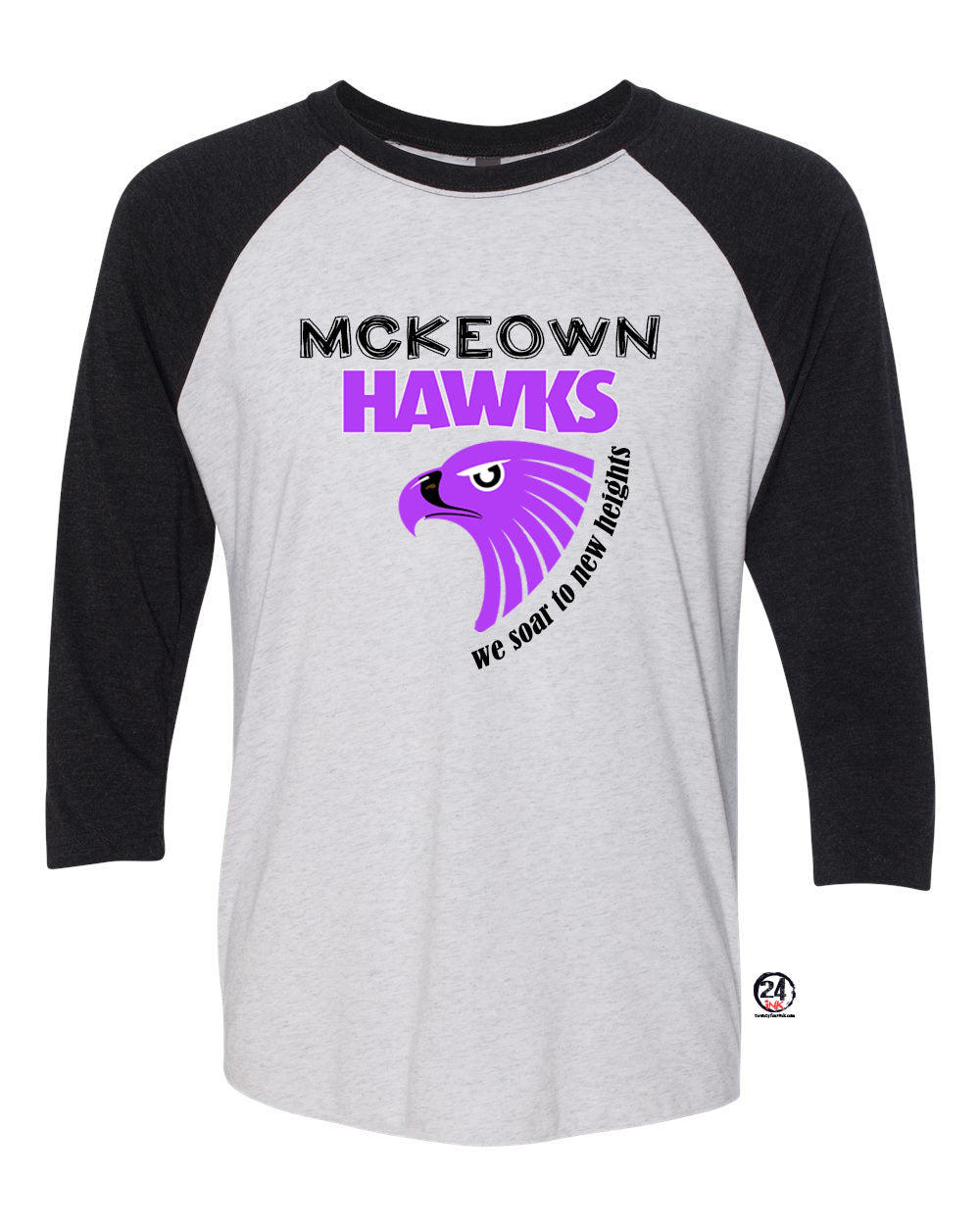 We Soar to new Heights Raglan shirt