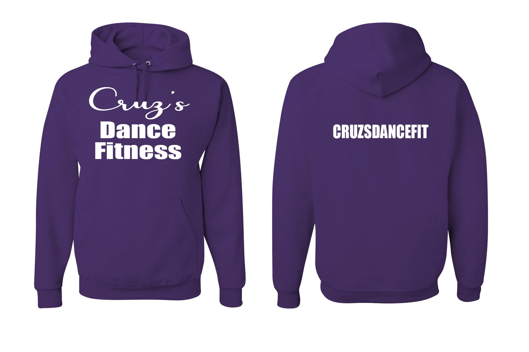 Cruzs Dance Fitness Logo Hooded Sweatshirt