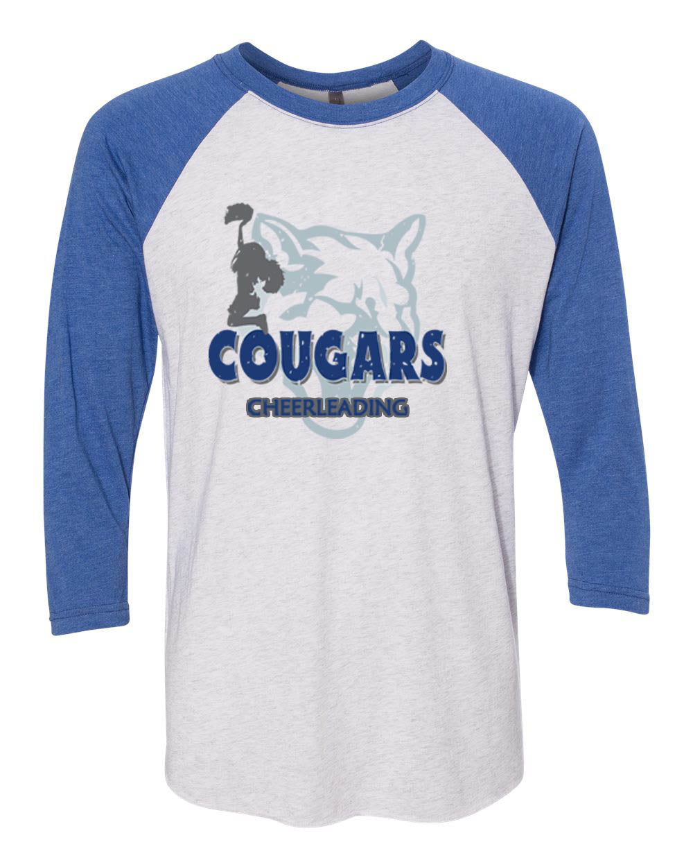 Cougars Cheerleading raglan shirt