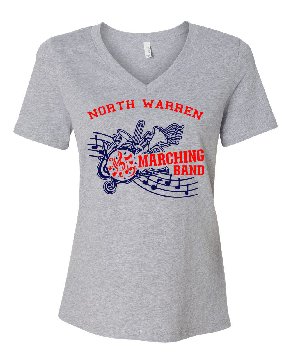 North Warren Band V-neck T-shirt