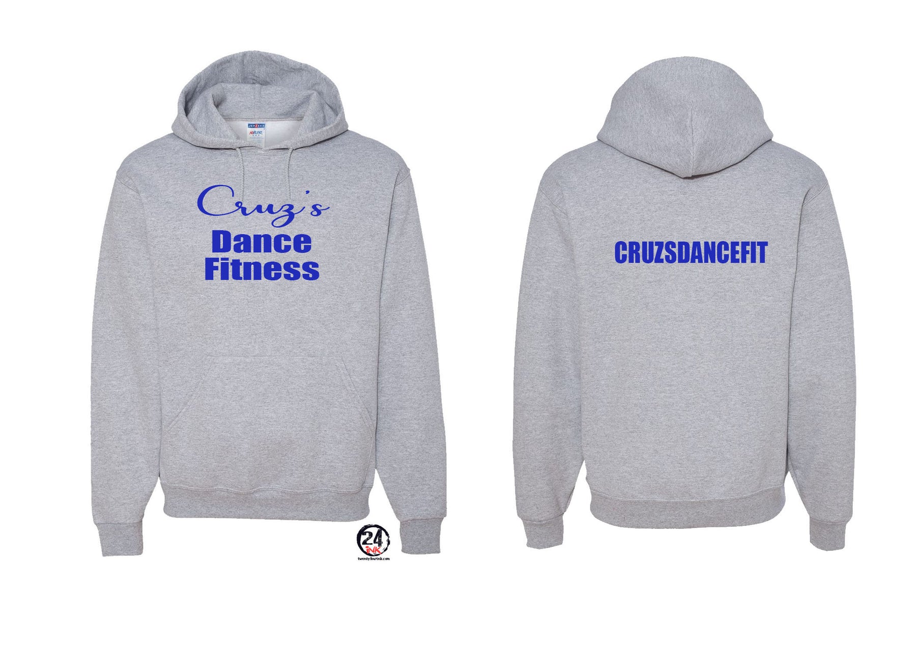 Cruzs Dance Fitness Logo Hooded Sweatshirt