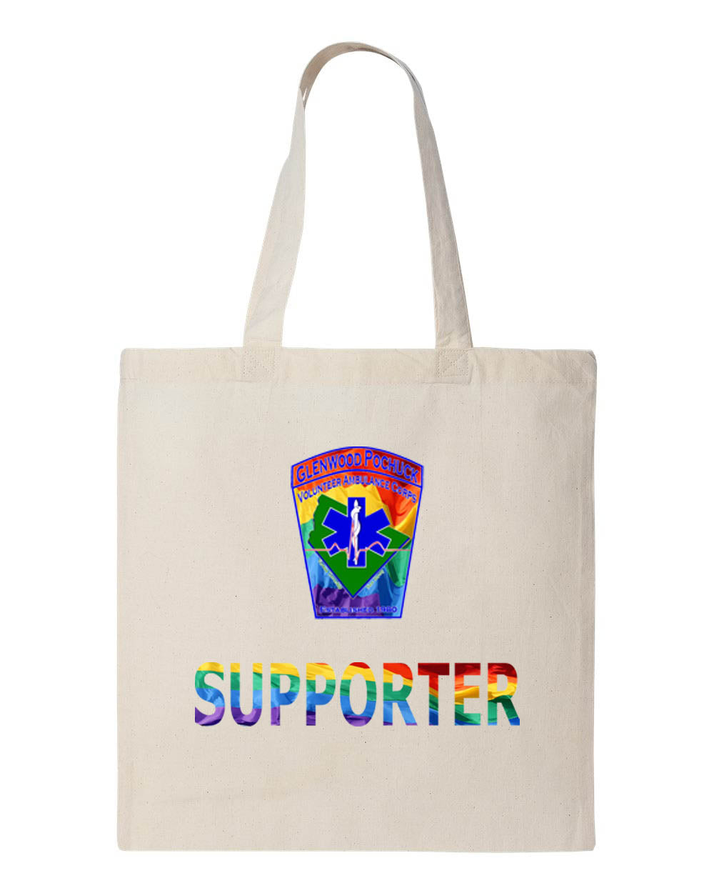 GLENWOOD POCHUCK EMS PRIDE AWARENESS Tote Bag