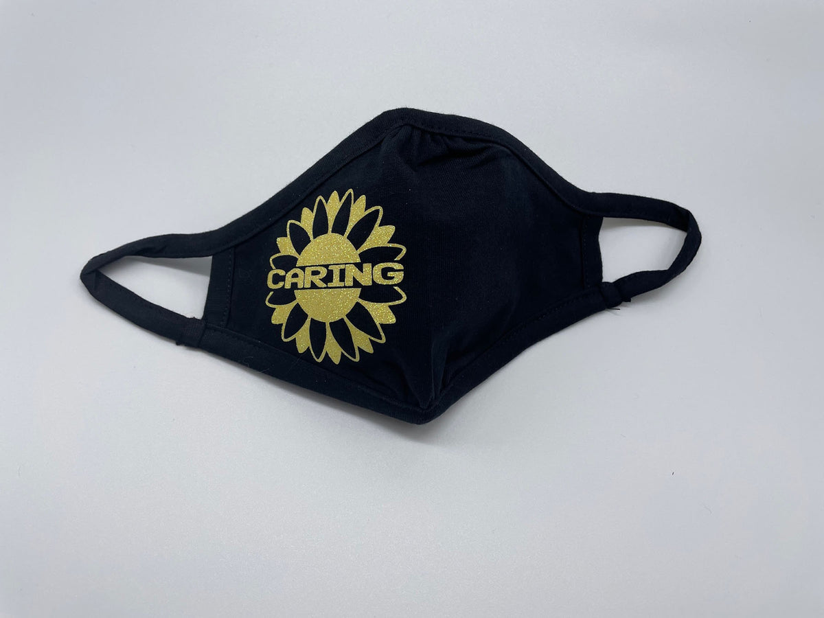 Caring Face Mask, Masks, Sunflower
