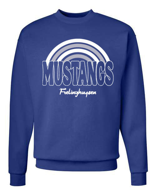 Mustangs Rainbow non hooded sweatshirt