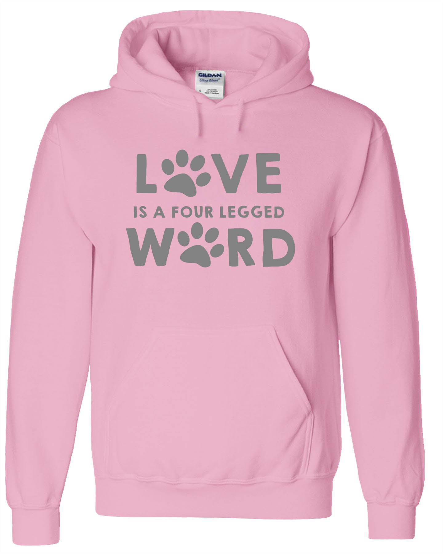 AMPR Love is a four legged word Hooded Sweatshirt