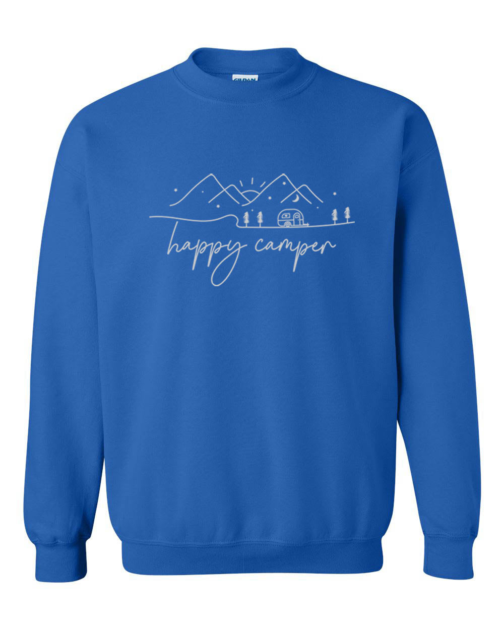 Happy Camper non hooded sweatshirt