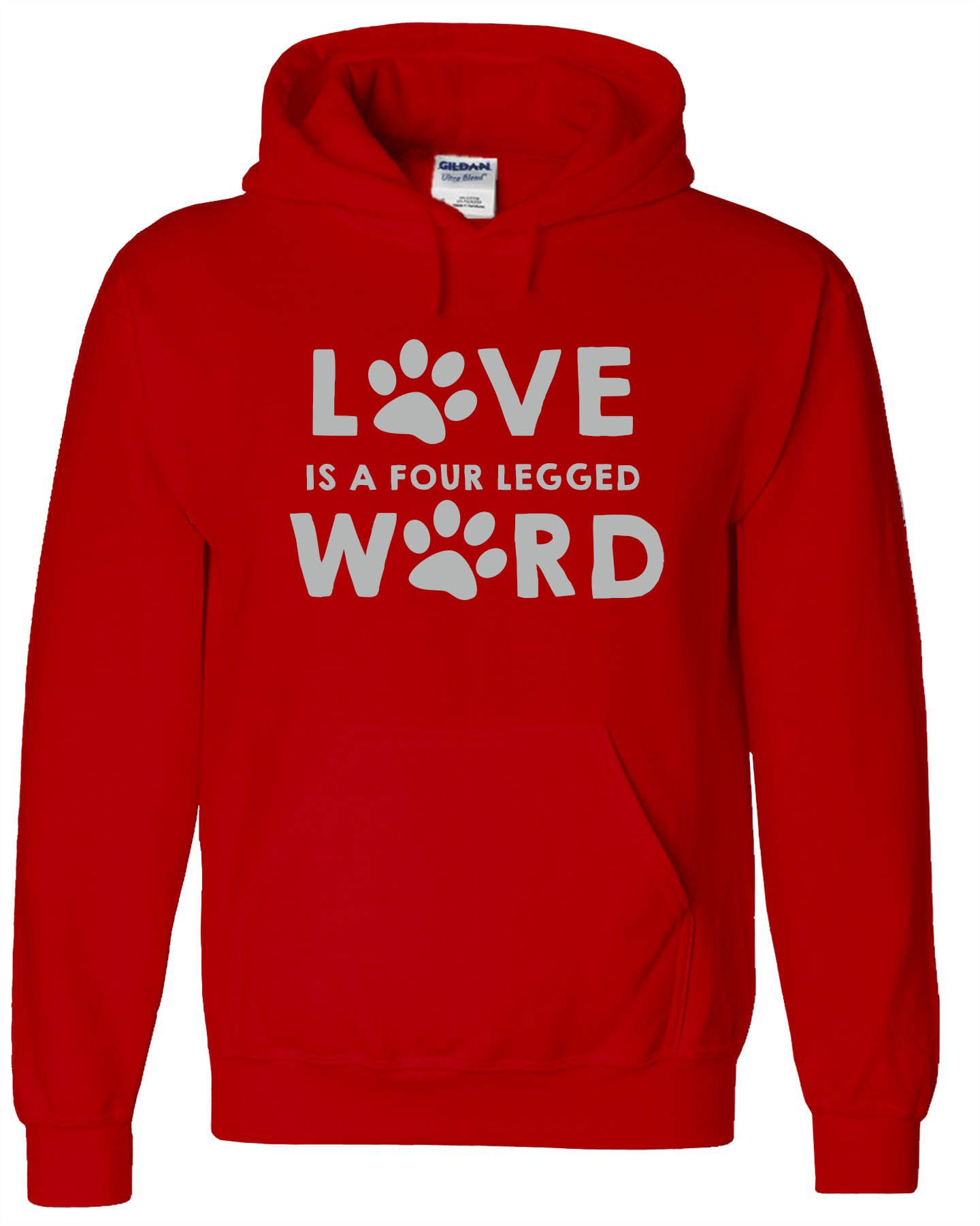 AMPR Love is a four legged word Hooded Sweatshirt