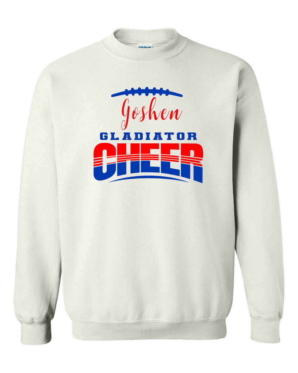 Goshen non hooded sweatshirt design 2