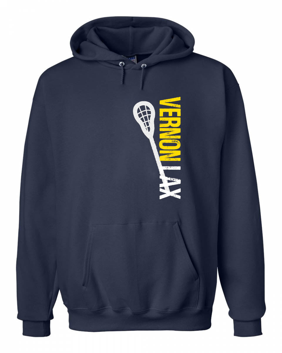 Vernon LAX Distressed Hooded Sweatshirt