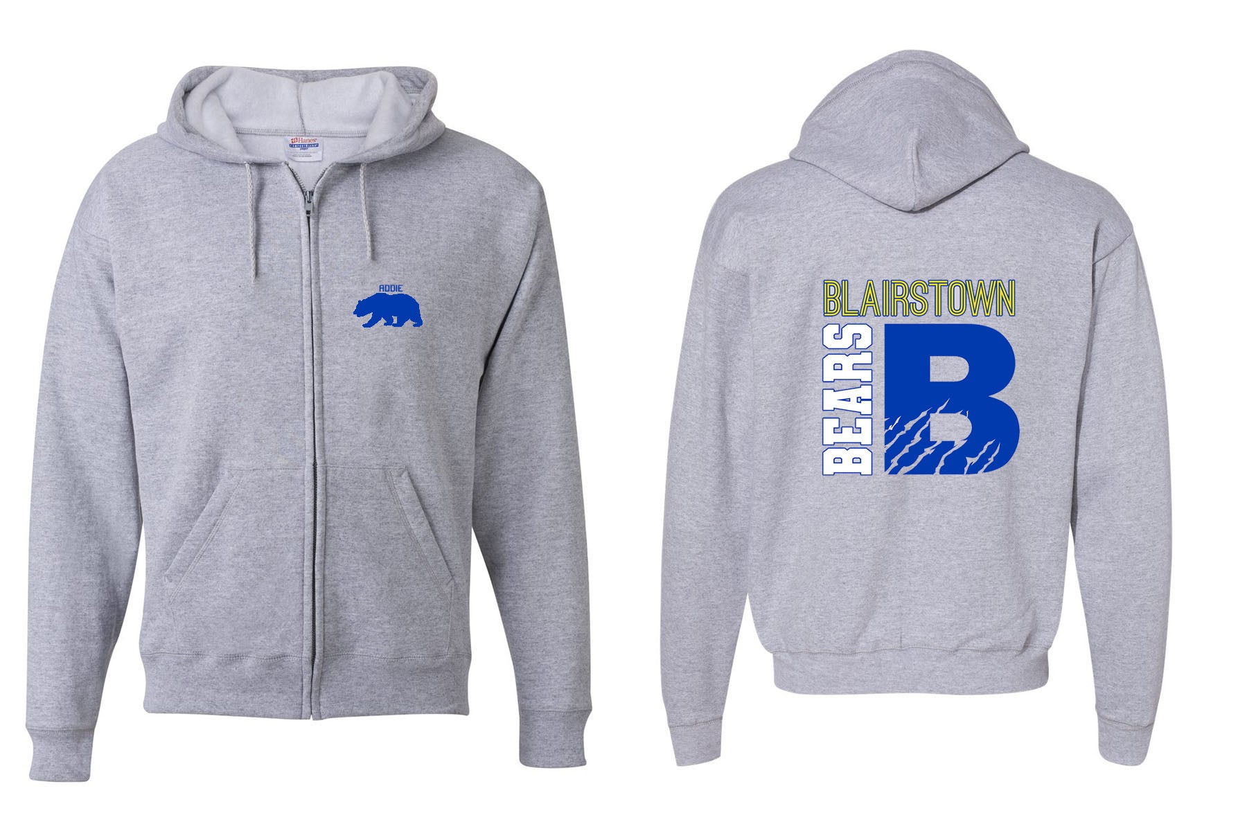 Bears design 5 Zip up Sweatshirt
