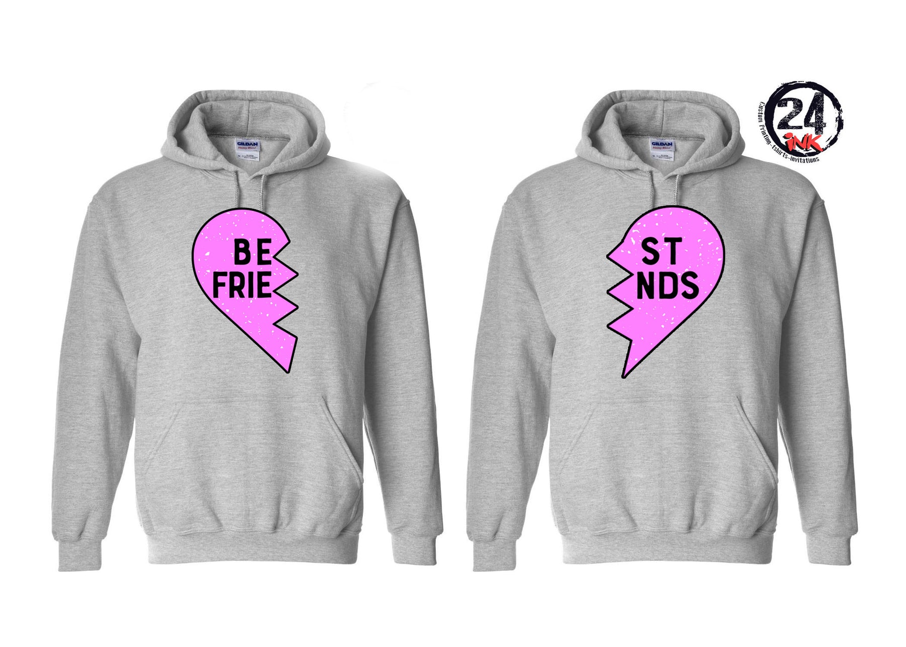 Best Friend Hooded Sweatshirt Set