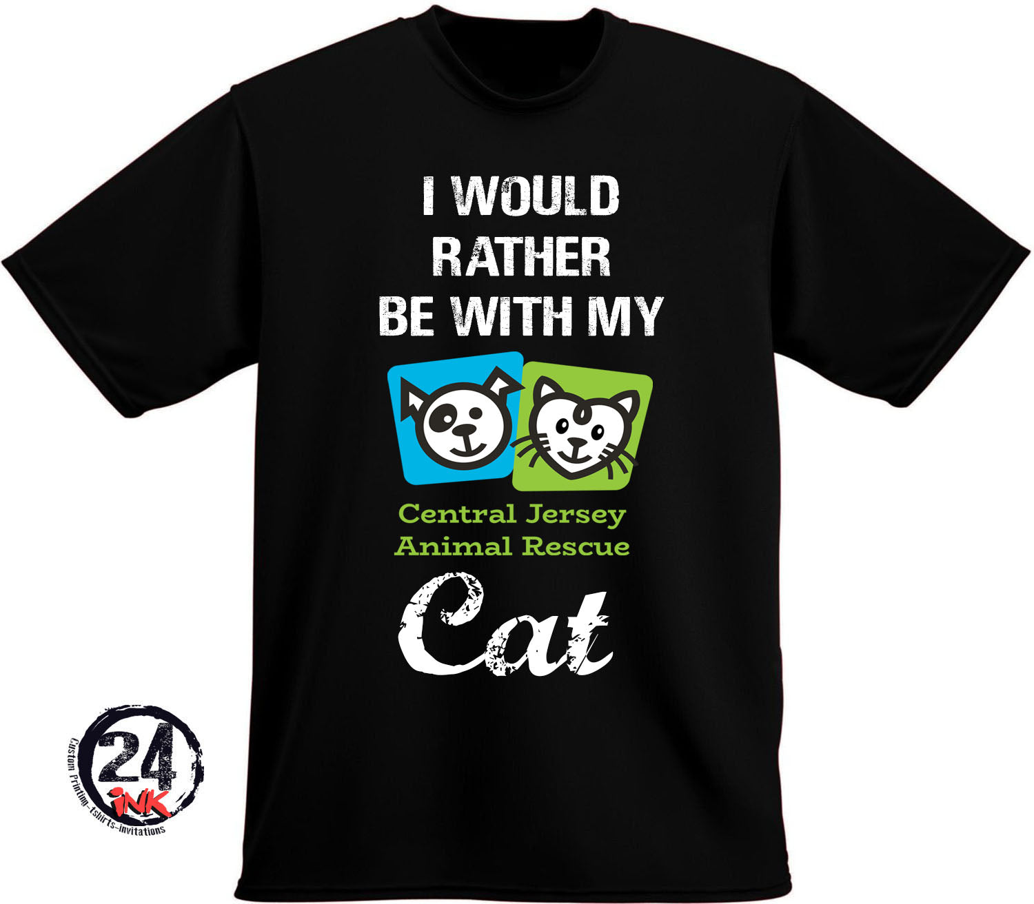 I would rather be with t-shirt