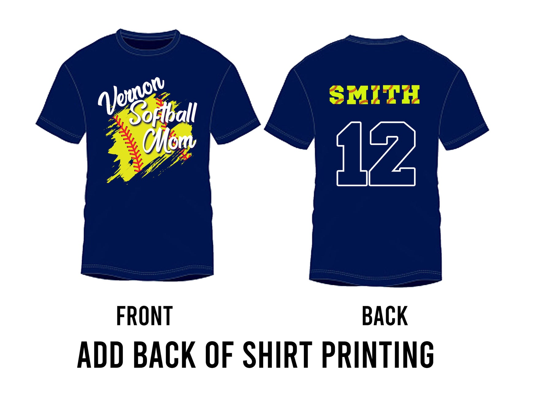 Vernon Softball Mom T-shirt