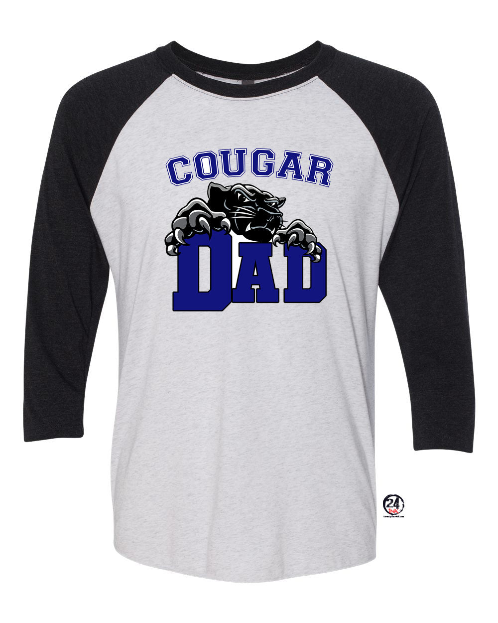 Cougar dad raglan shirt