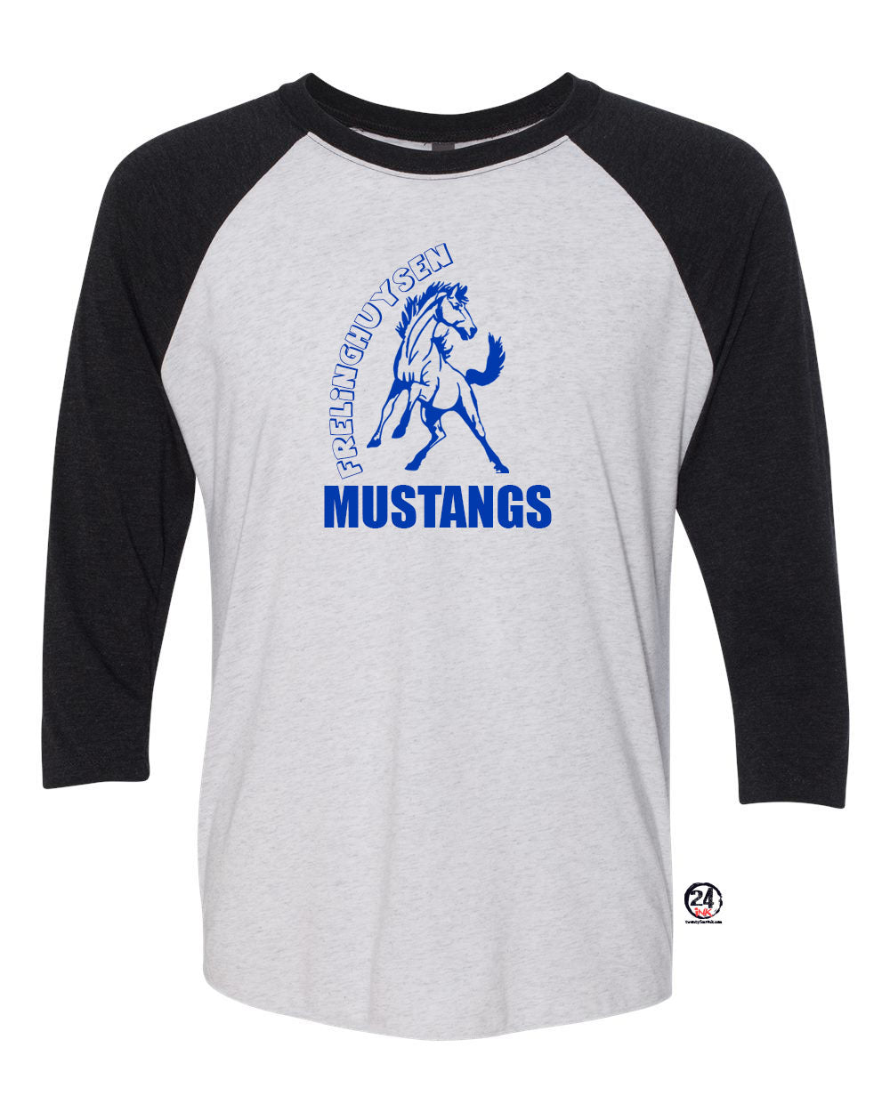 Mustangs design 4 raglan shirt