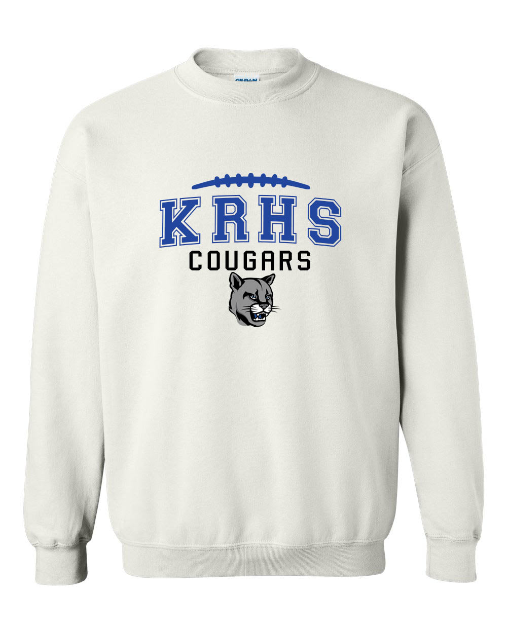 KRHS Football non hooded sweatshirt