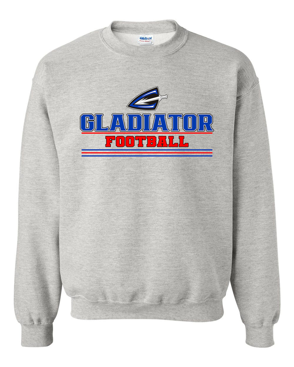 Gladiator Football Design 4 non hooded sweatshirt