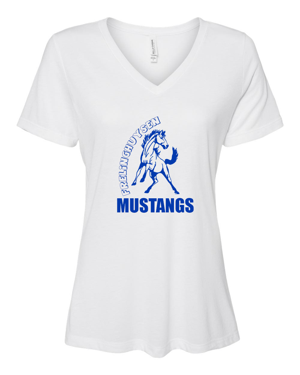 Mustangs Design 4 V-neck T-Shirt