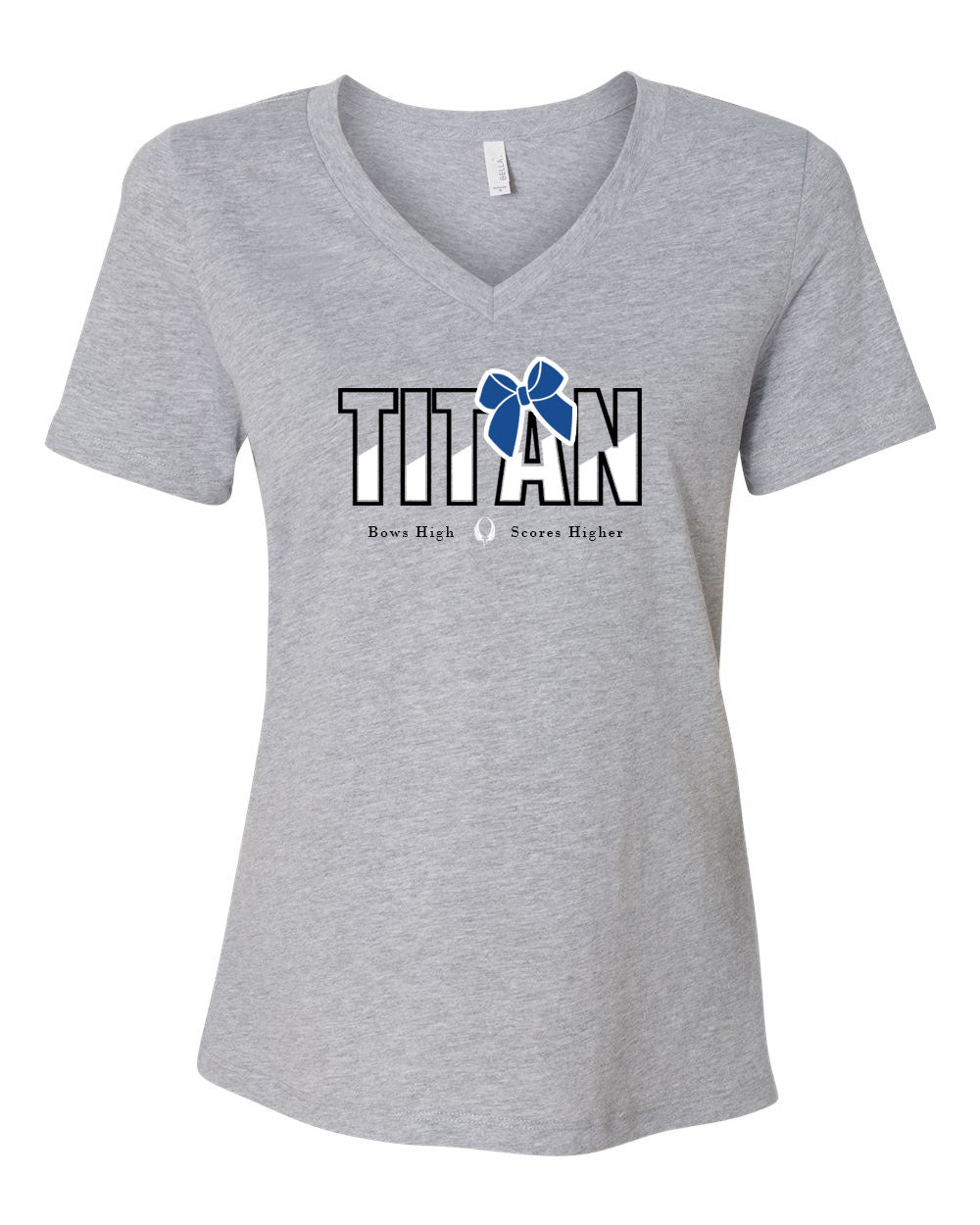 Titan Bows High V-neck T-Shirt