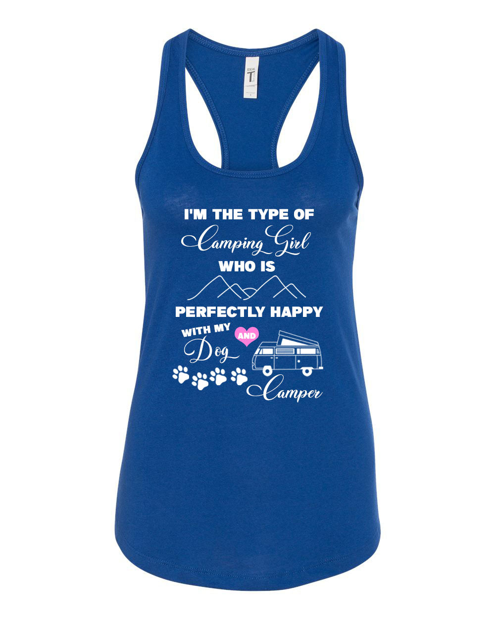 Camping and Dogs Tank Top