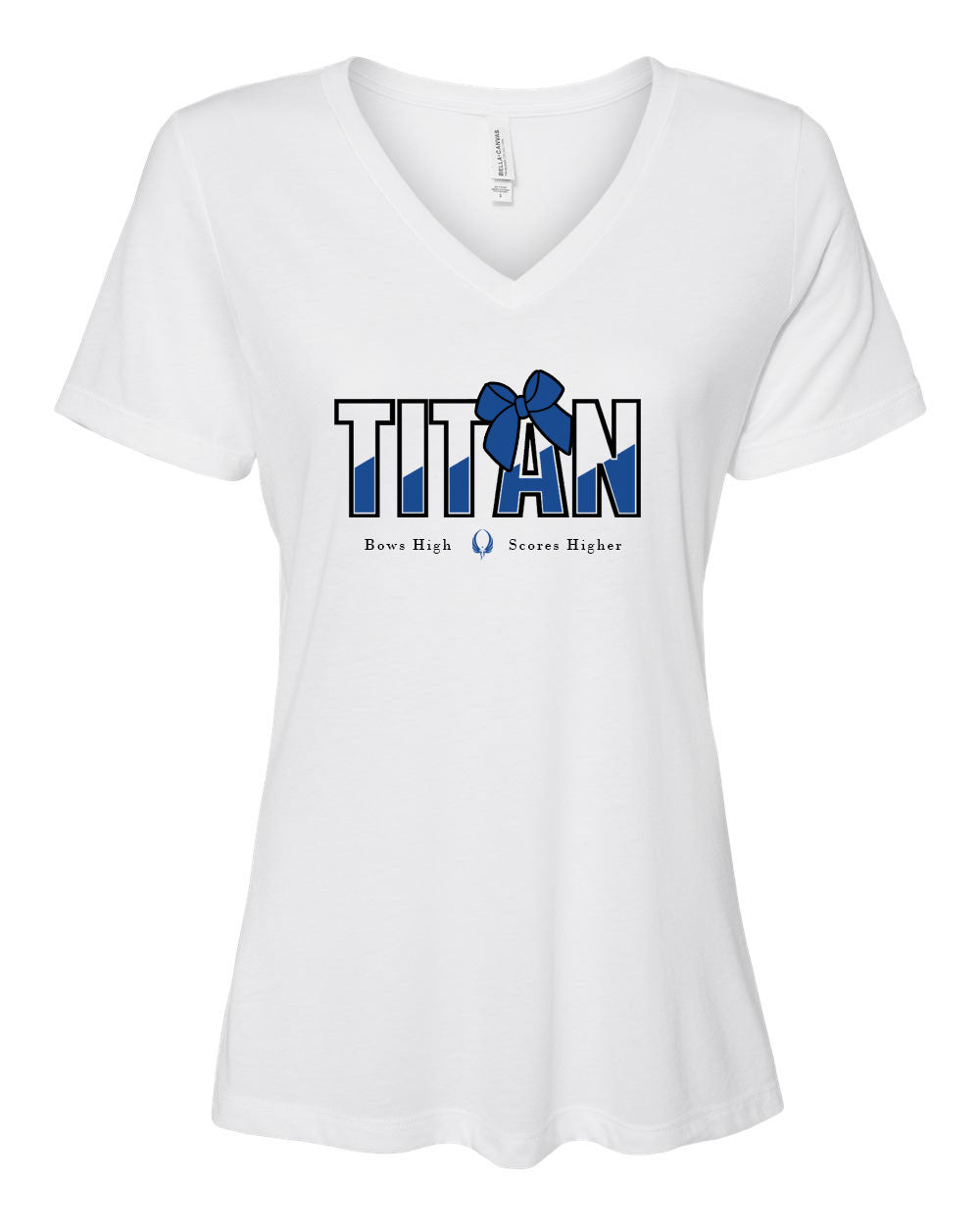 Titan Bows High V-neck T-Shirt