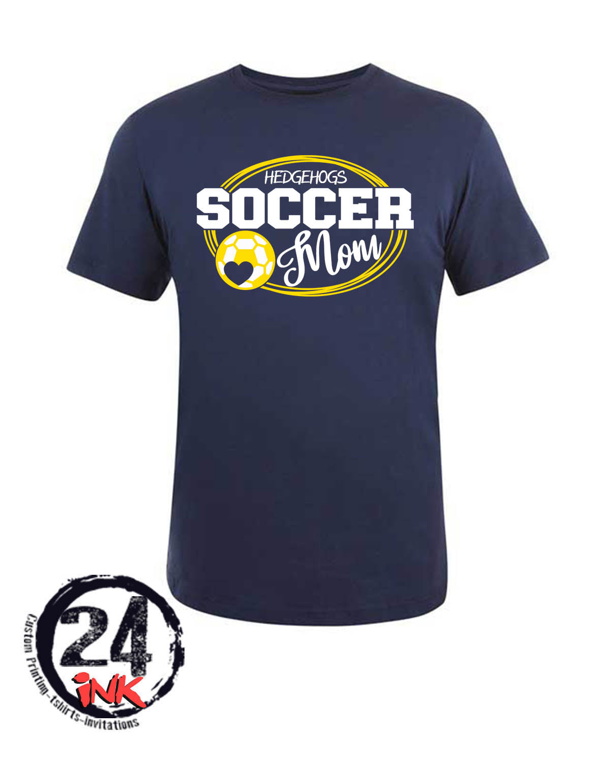 Hedgehogs Soccer Mom Short Sleeve Shirt