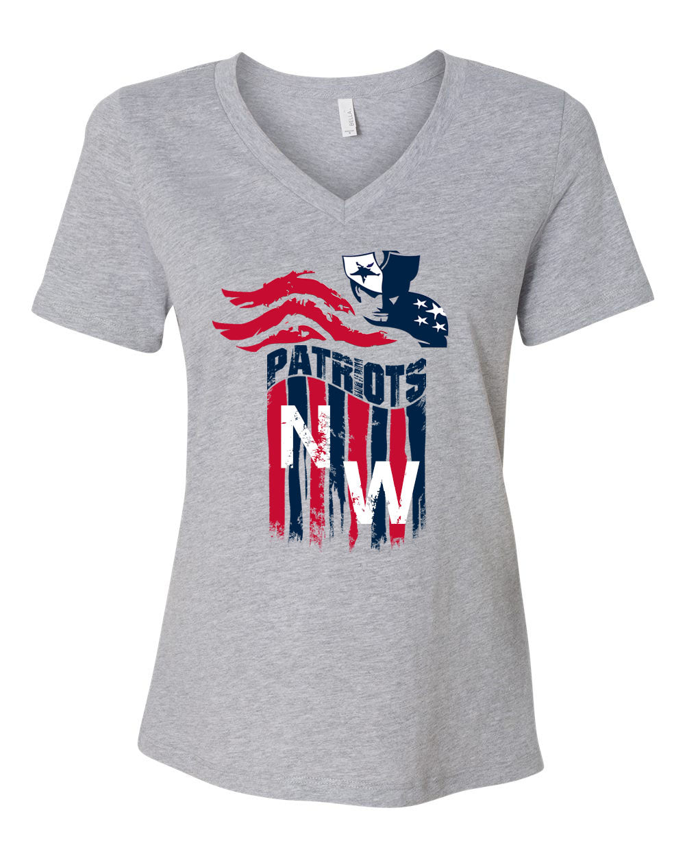 North Warren Flag V-neck T-shirt
