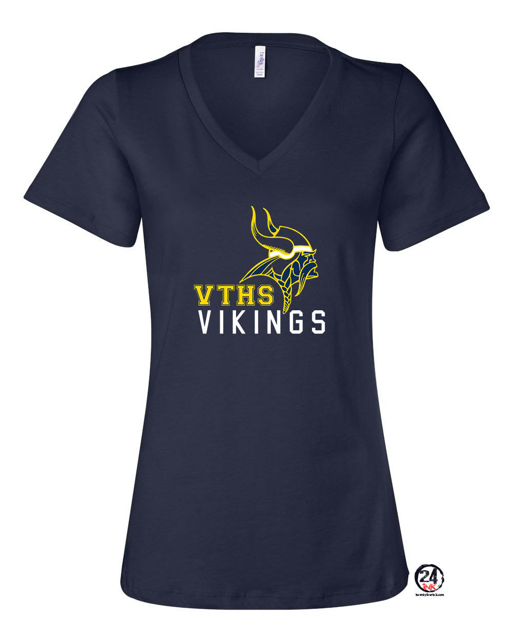 VTHS Outline V-neck T-shirt