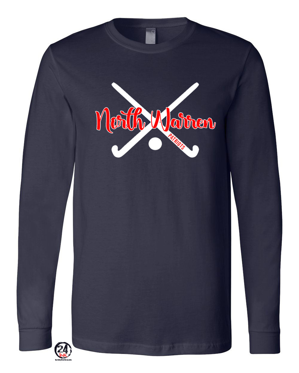 North Warren Field Hockey Design 2 Long Sleeve Shirt