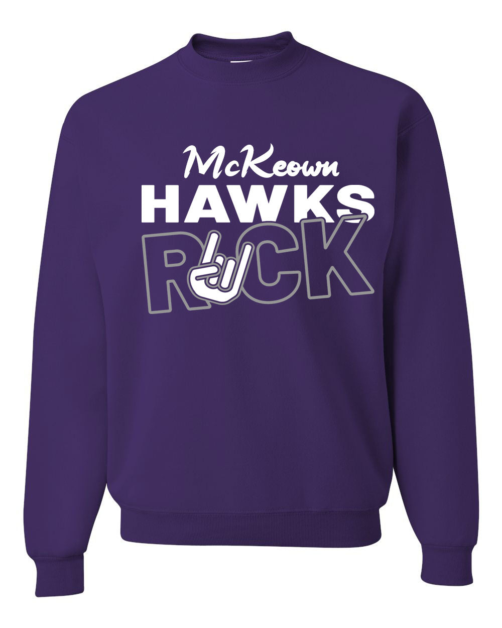 McKeown Hawks Rock non hooded sweatshirt