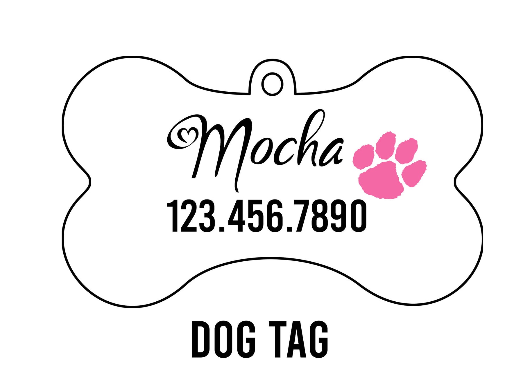 Dog Tag Bone
