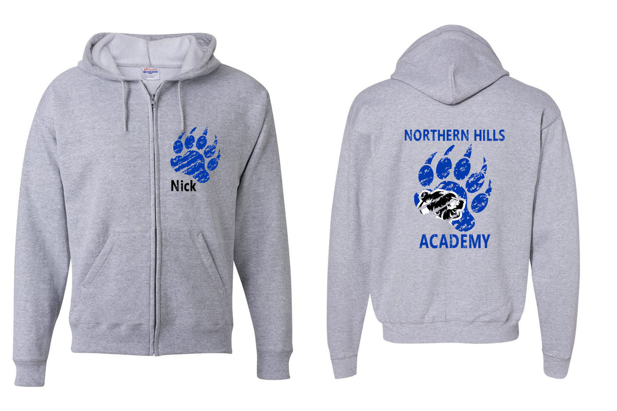 Northern Hills design 4 Zip up Sweatshirt