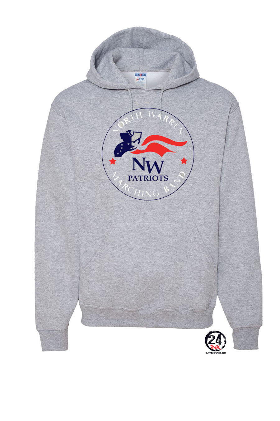 North Warren Band Design 6 Hooded Sweatshirt