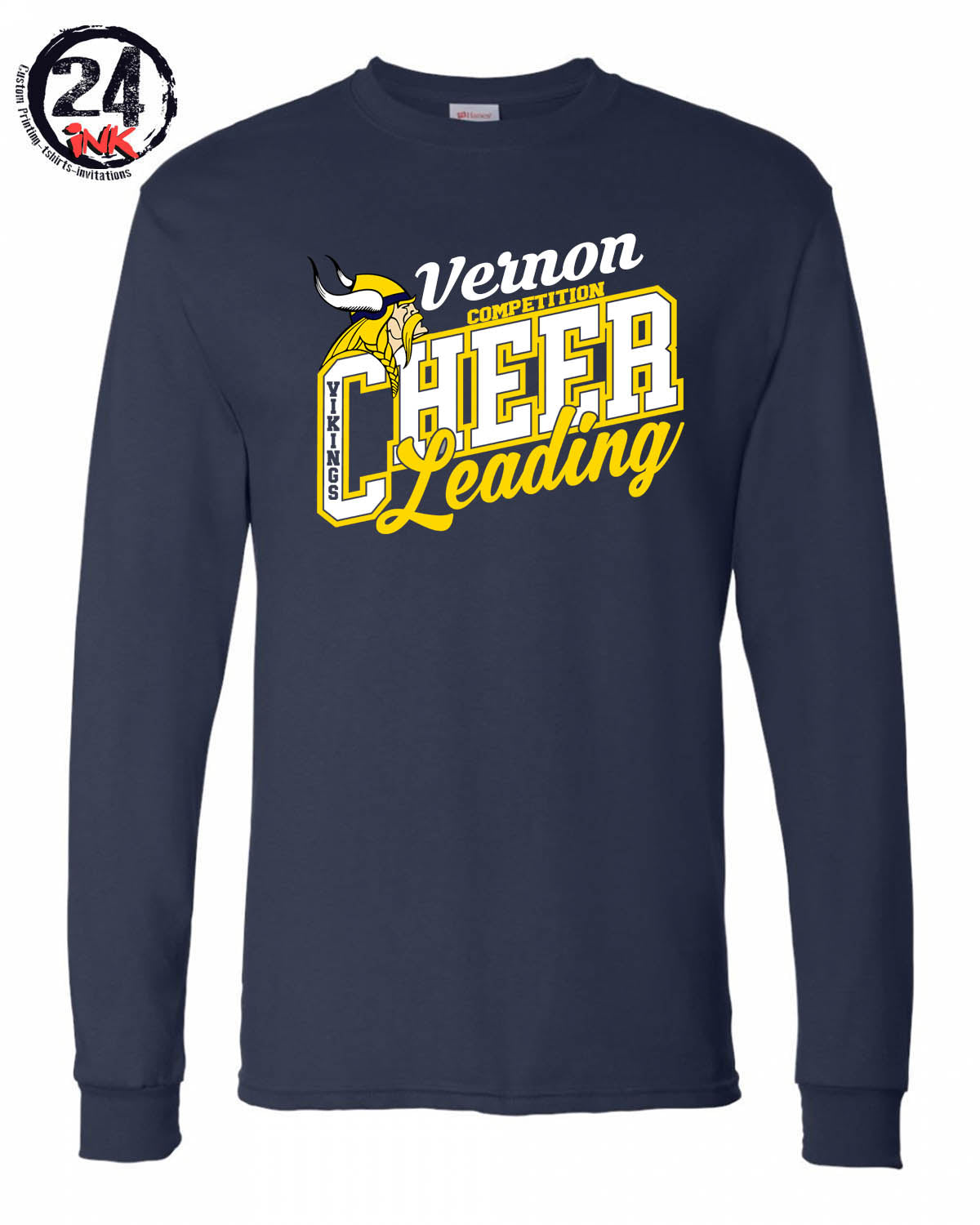 Vernon Cheerleading Long Sleeve Shirt