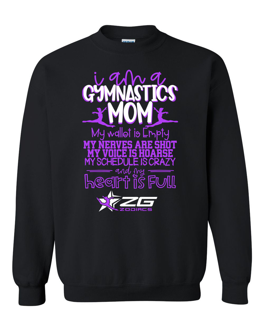 Zodiac Mom non hooded sweatshirt