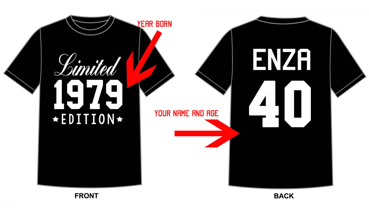 Limited Edition Birthday Shirt