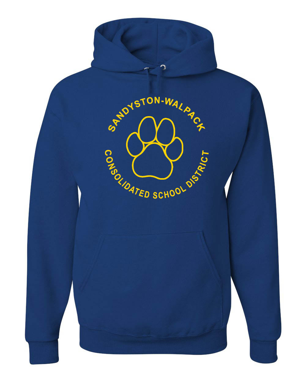 Sandyston Walpack Logo Hooded Sweatshirt Design 7