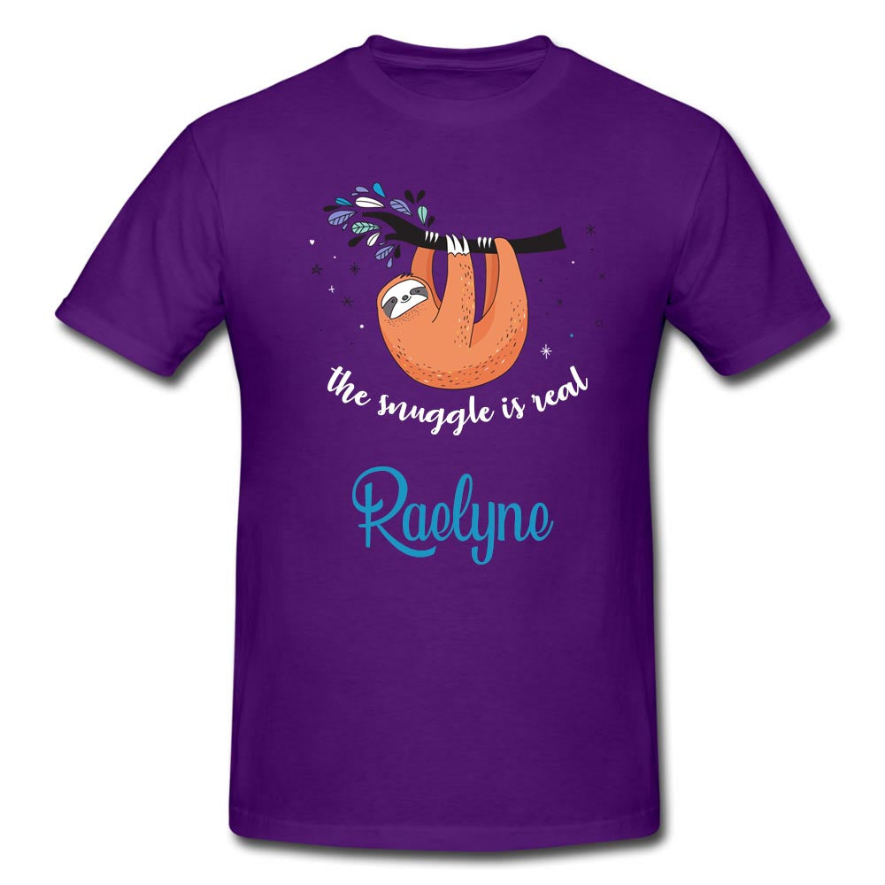 Sloth T-Shirt, The snuggle is real