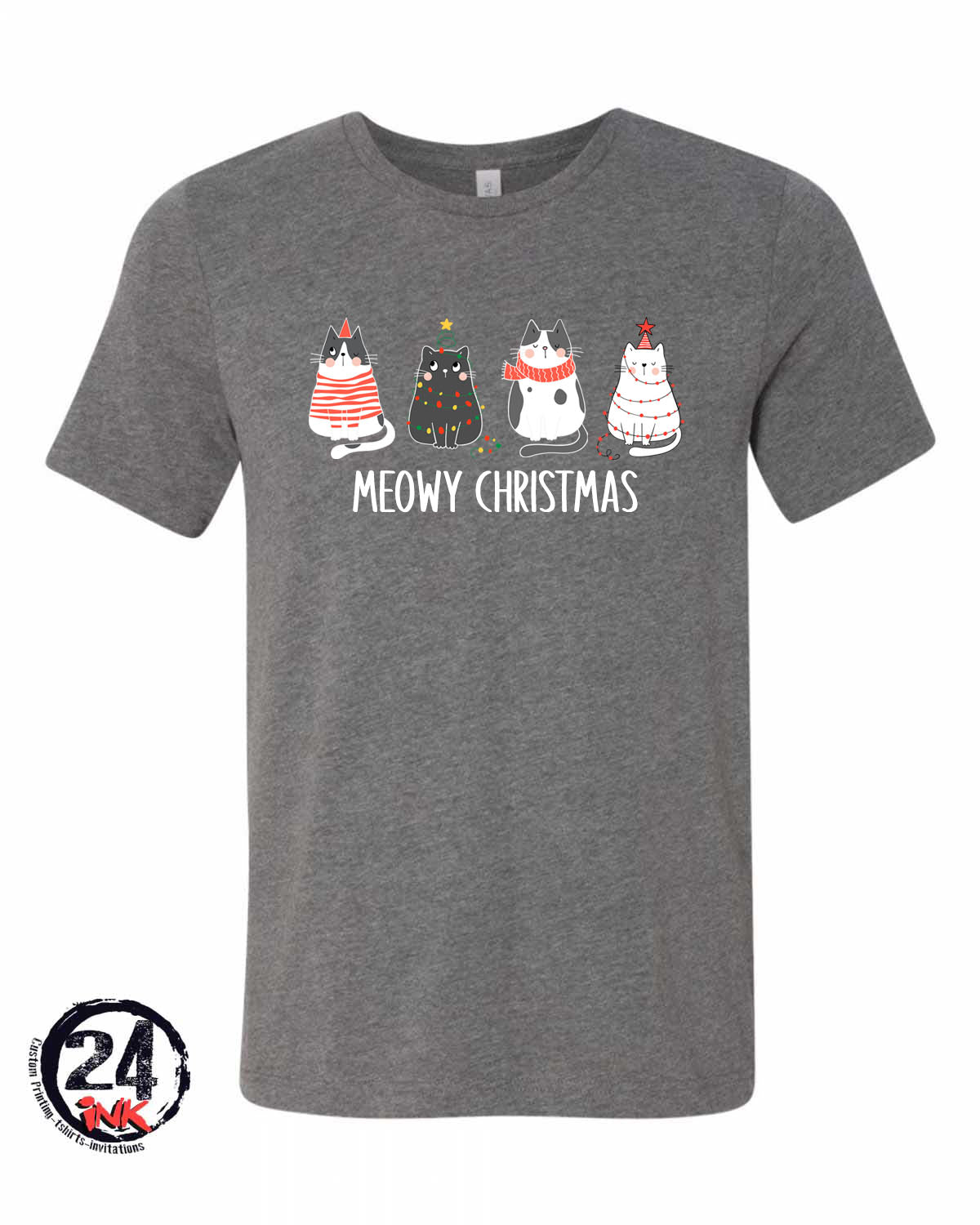 Meowy Christmas T-Shirt